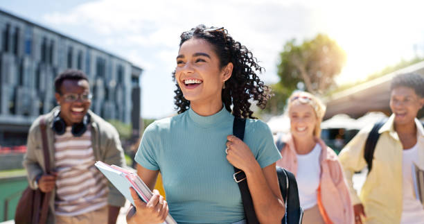 Students on campus